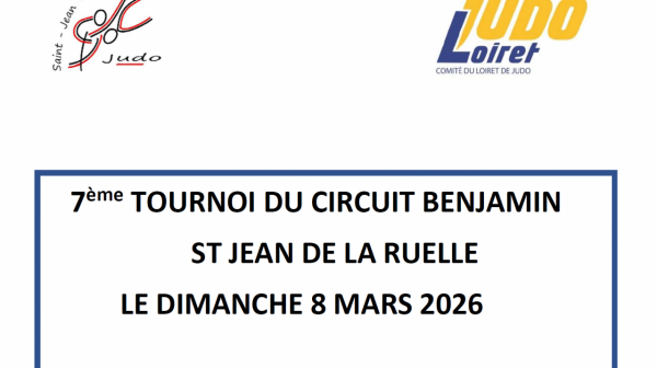 TOURNOI BENJAMIN ST JEAN DE LA RUELLE DIMANCHE 8 MARS, JEC