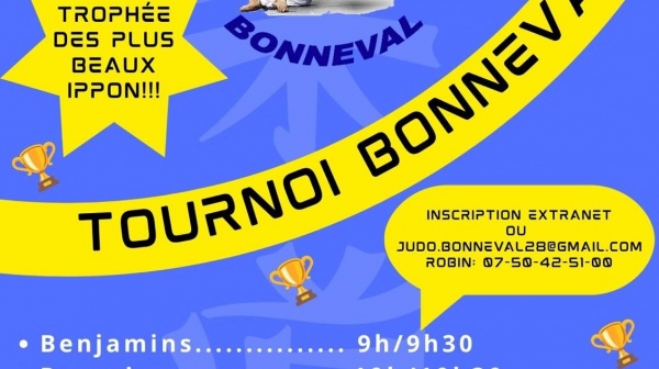 Tournoi club de Bonneval, dimanche 30 Mai 2026